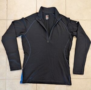 Icebreaker GT 260 Technical Base Layer Long Sleeve Merino Wool XL Half Zip